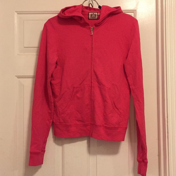 Juicy Couture hot pink zip up - Picture 2 of 2